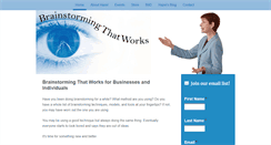 Desktop Screenshot of powerbrainstorming.com
